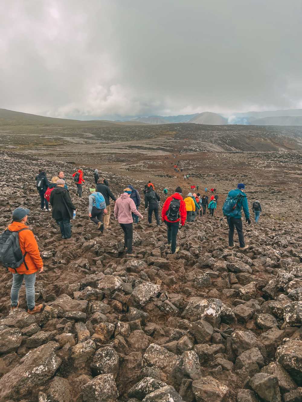 Hiking To An Active Volcano Eruption In Iceland (Near Reykjavik)