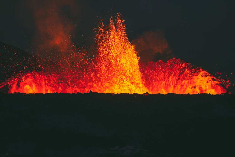 Hiking To An Active Volcano Eruption In Iceland (Near Reykjavik)