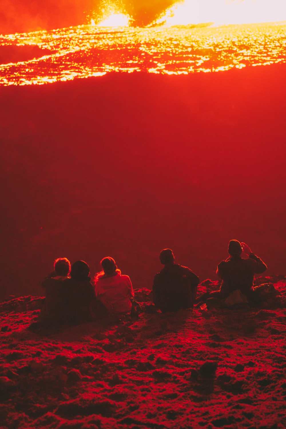 Hiking To An Active Volcano Eruption In Iceland (Near Reykjavik)