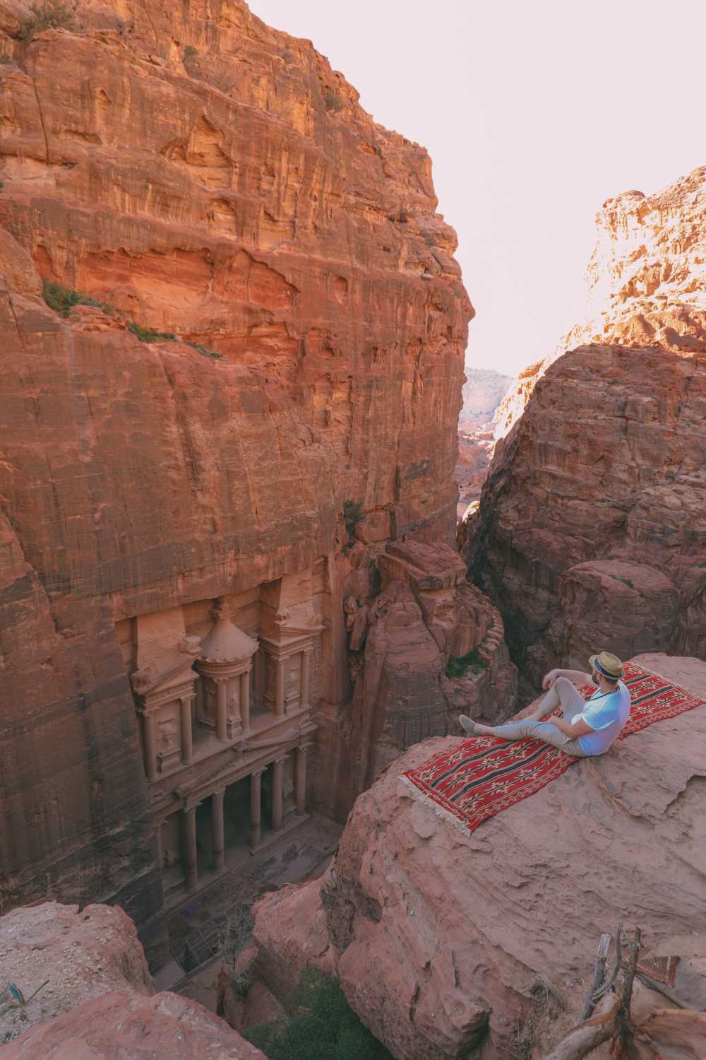 Searching For The Best Viewpoint In Petra in Jordan