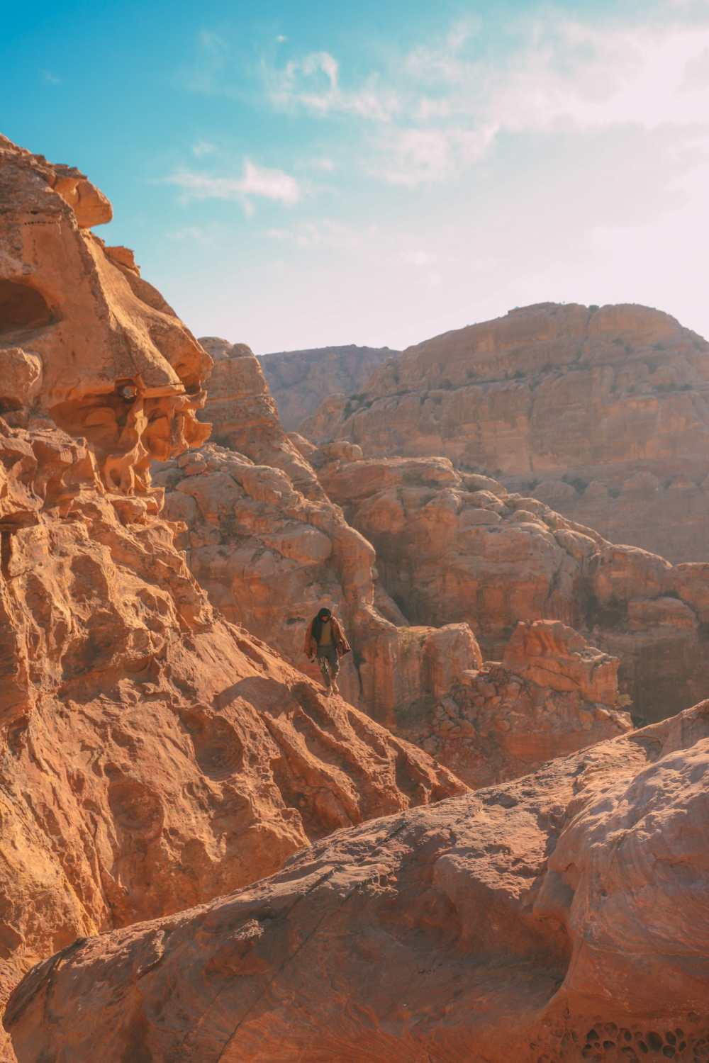 Searching For The Best Viewpoint In Petra in Jordan