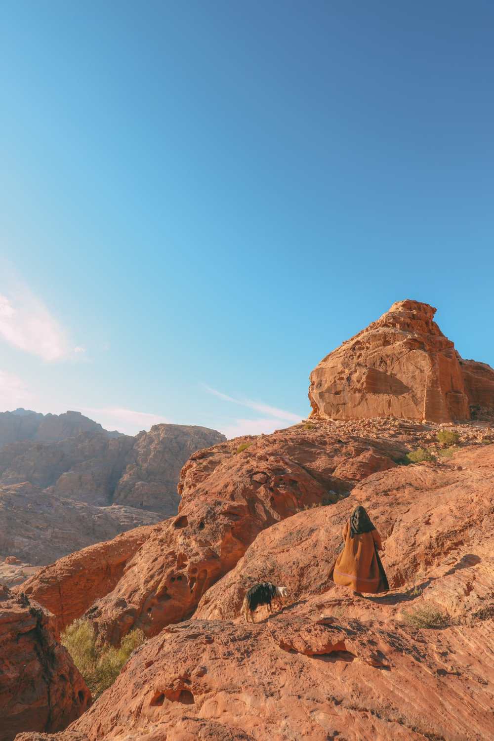 Searching For The Best Viewpoint In Petra in Jordan