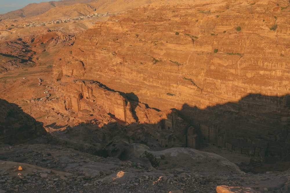 Searching For The Best Viewpoint In Petra in Jordan