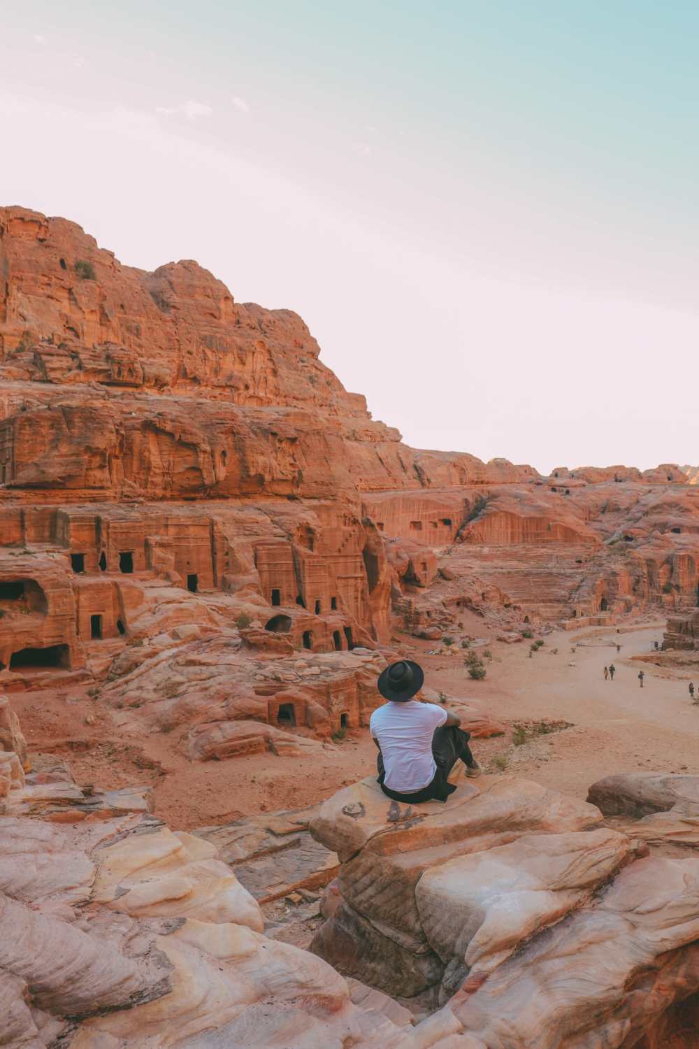 Searching For The Best Viewpoint In Petra in Jordan